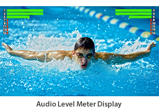 Audio Level Meter Display